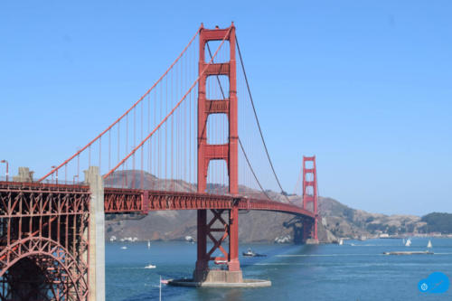 Golden gate bridge from Visitor center